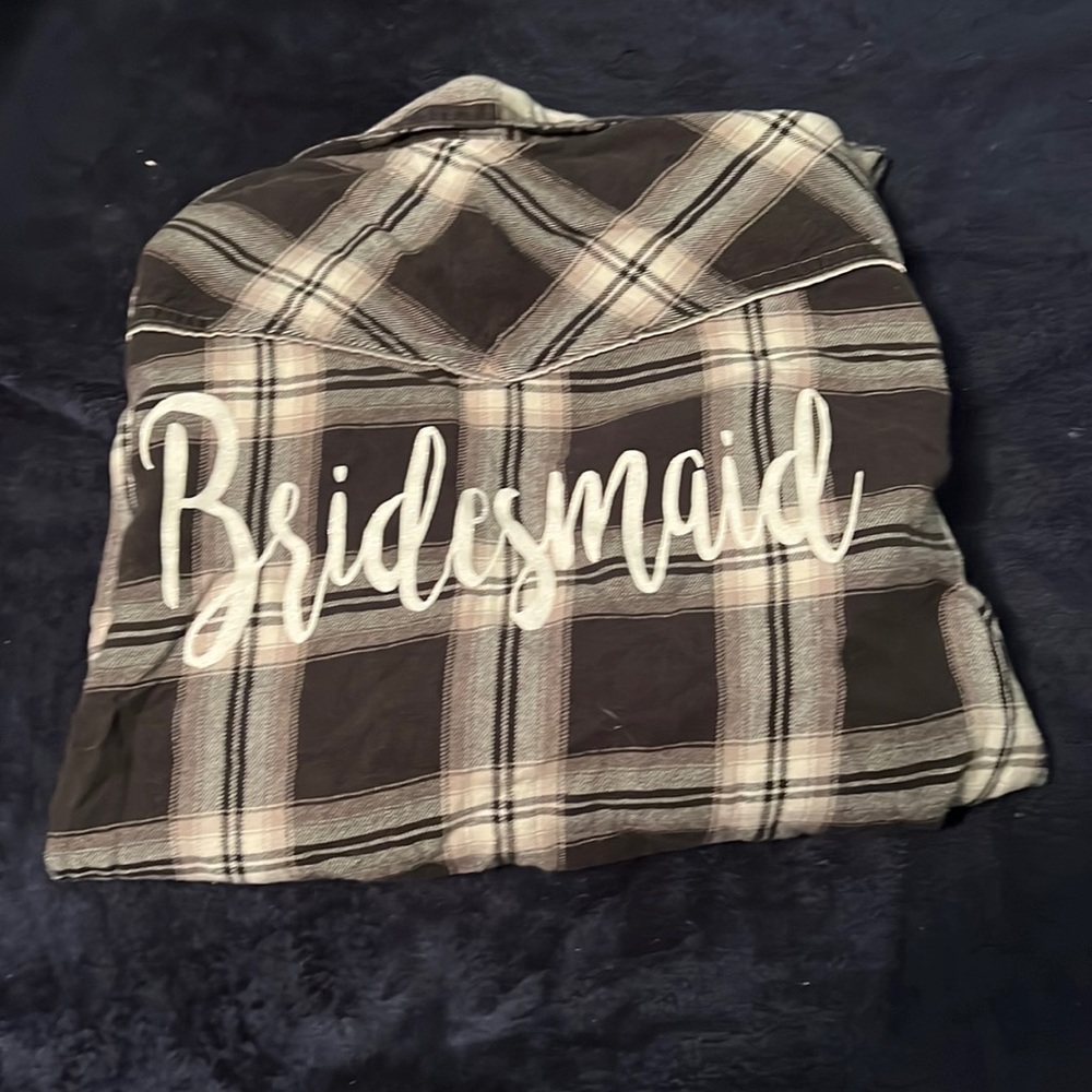 Bridesmaid Flannel
